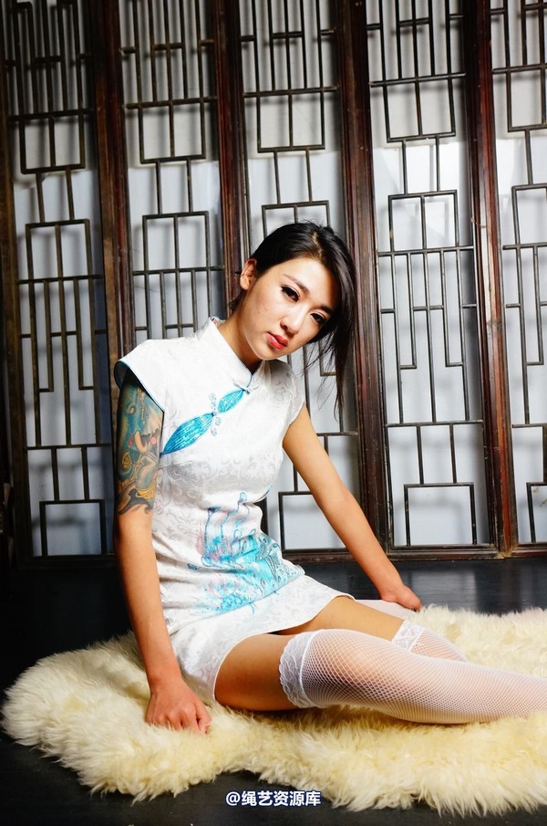 dk13美束馆 - 9.19-红袖白旗袍C-102P 第 98 张图片