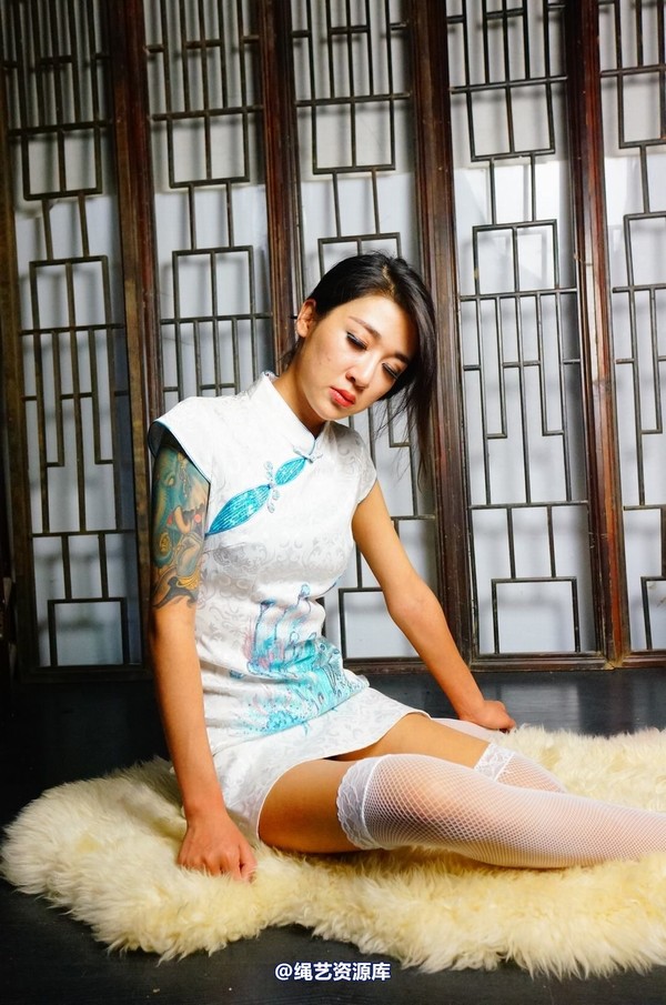 dk13美束馆 - 9.19-红袖白旗袍C-102P 第 99 张图片