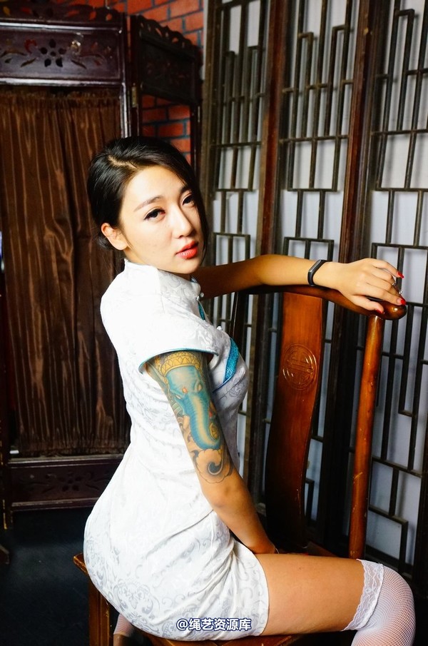 dk13美束馆 - 9.19-红袖白旗袍A-110P 第 85 张图片