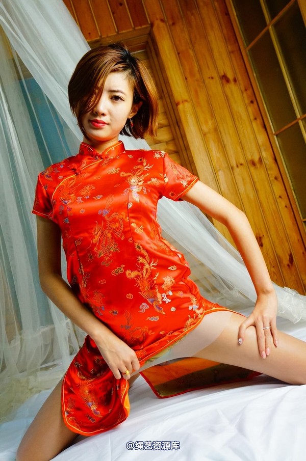 dk13美束馆 - 9.13-小宝红旗袍B-120P 第 8 张图片
