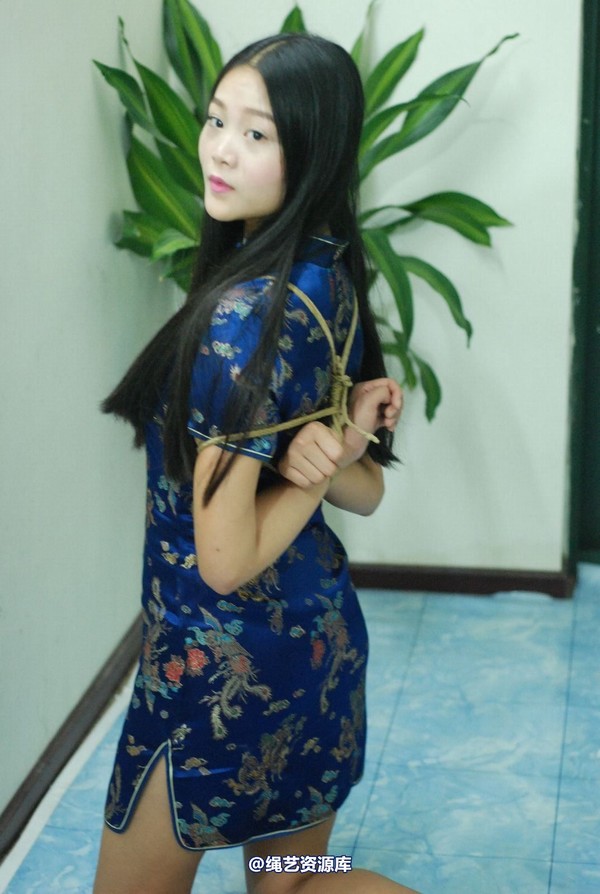 唯美之家 - 新模雅静蓝旗袍 第 49 张图片