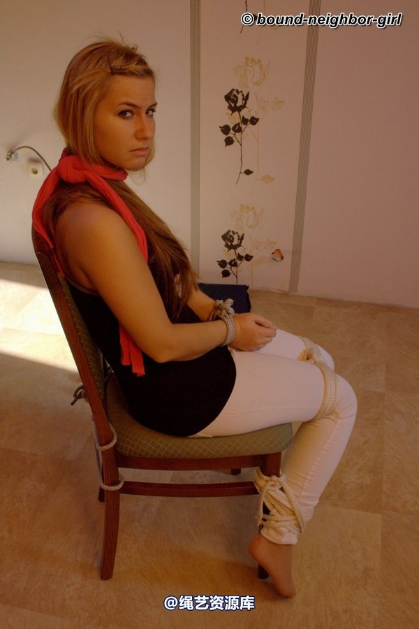 bound-neighbor-girl - Vera - Tied to the chair and the wife being selftied 第 8 张图片
