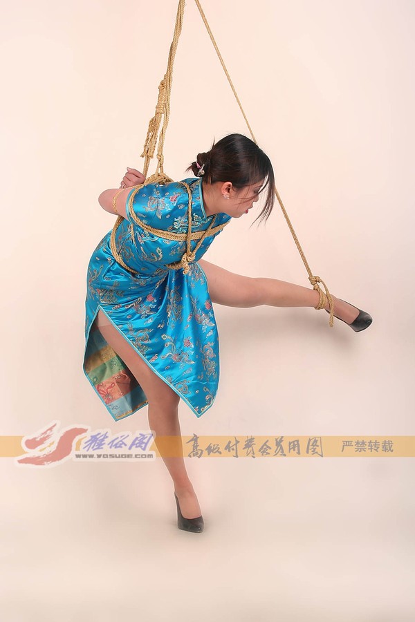 雅俗阁 - 20060405雅柔蓝色旗袍 第 91 张图片