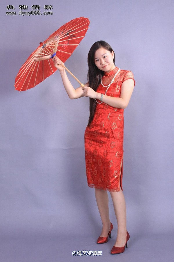 典雅倩影 - 056-书容旗袍捆绑 第 26 张图片