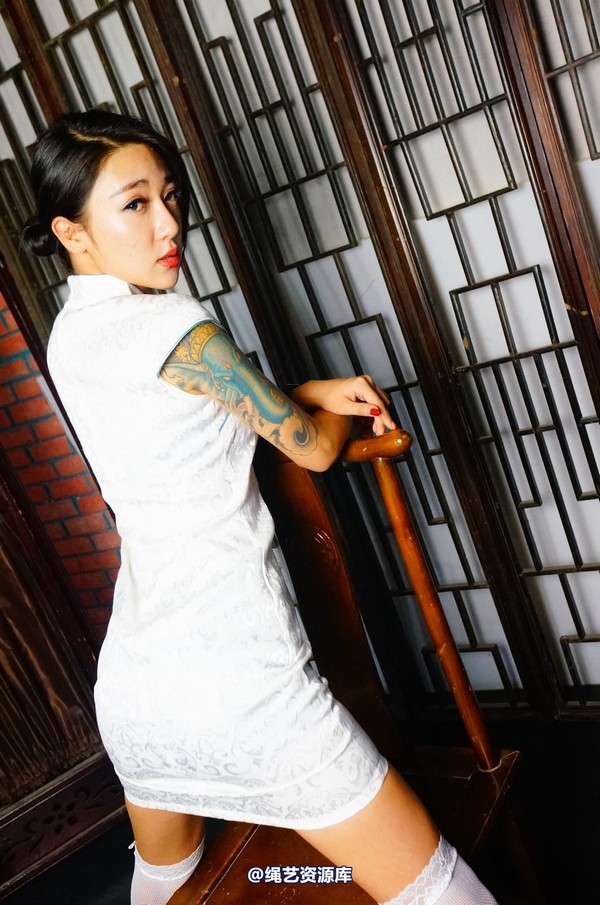 dk13美束馆 - 9.19-红袖白旗袍A-110P 第 80 张图片