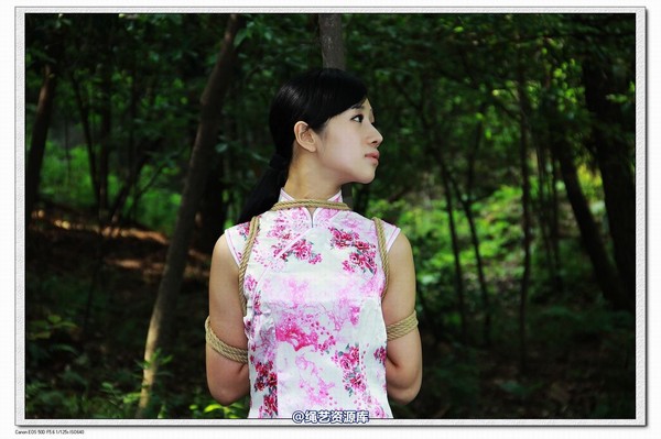 神艺缘 - 293-树林里的旗袍少女 第 9 张图片
