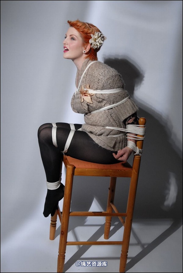 simplytied - RR in tight chair tie 第 28 张图片