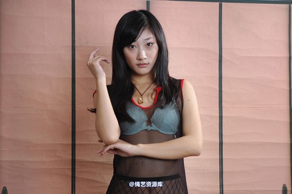 唯美之家 - 梦涵黑色透视装 第 33 张图片