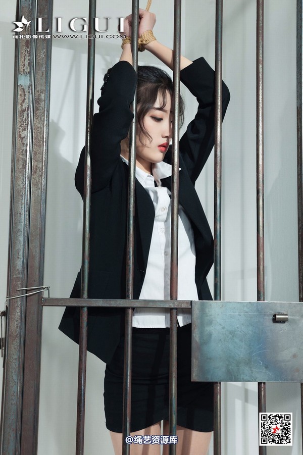 丽柜美束 - 2019-02-15 OL麻绳惩戒 王欣竹 第 47 张图片