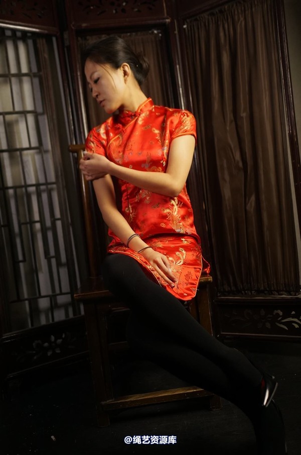 dk13美束馆 - 1.8-欢欢红旗袍-120P 第 14 张图片