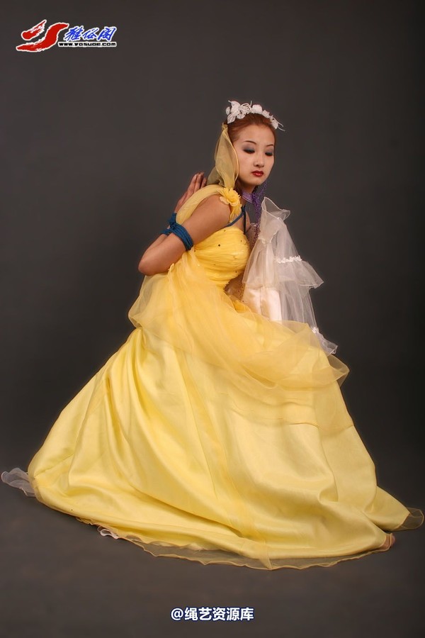 雅俗阁 - 20060402雪儿黄色婚纱 第 41 张图片