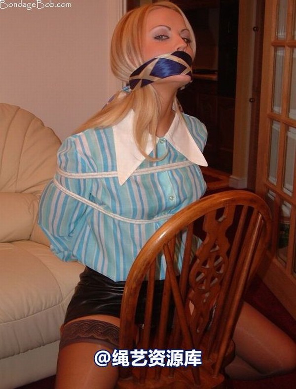 bondagebob - Jasmine Sinclair 70s chair tie 第 29 张图片