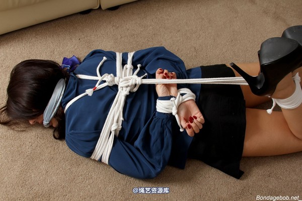 bondagebob - Briony M First Hogtie 第 103 张图片