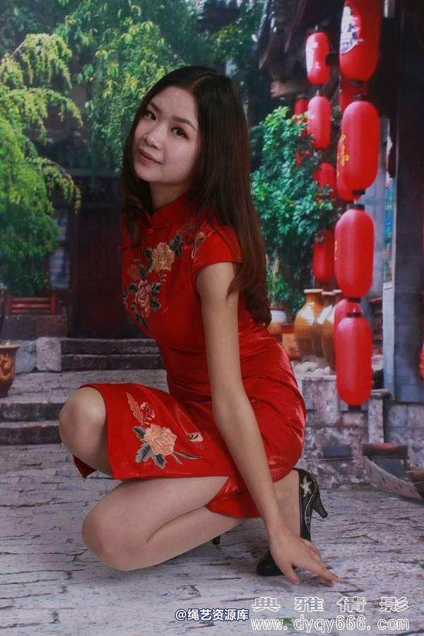 典雅倩影 - 247-雅卿红旗袍 第 32 张图片