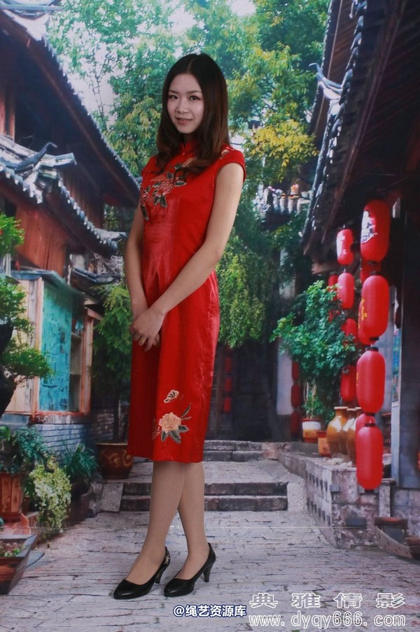 典雅倩影 - 247-雅卿红旗袍 第 29 张图片