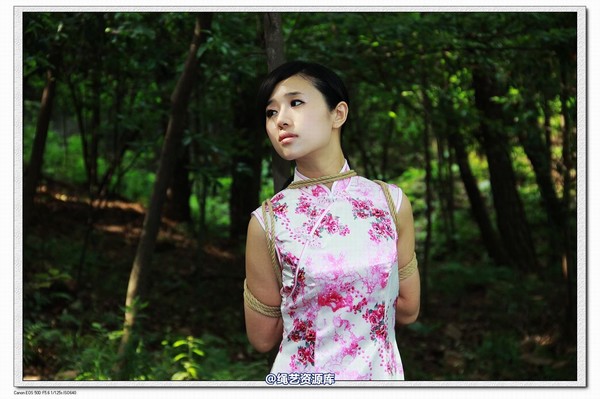 神艺缘 - 293-树林里的旗袍少女 第 13 张图片