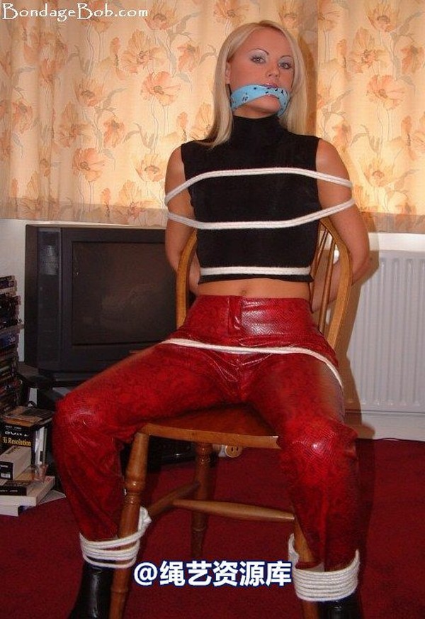bondagebob - Jasmine Sinclair Chair tied 第 14 张图片