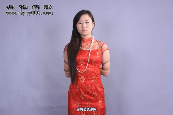 典雅倩影 - 056-书容旗袍捆绑 第 65 张图片