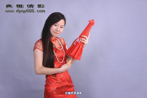 典雅倩影 - 056-书容旗袍捆绑 第 103 张图片