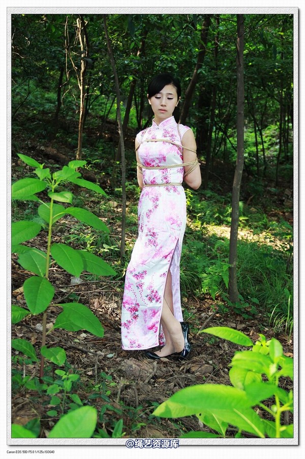 神艺缘 - 293-树林里的旗袍少女 第 52 张图片