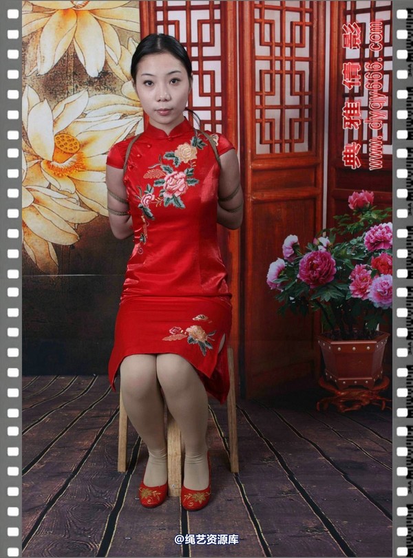 典雅倩影 - 223-映寒红旗袍 第 79 张图片