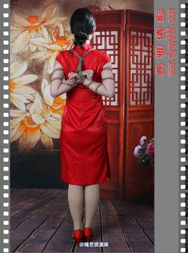 典雅倩影 - 223-映寒红旗袍 第 31 张图片