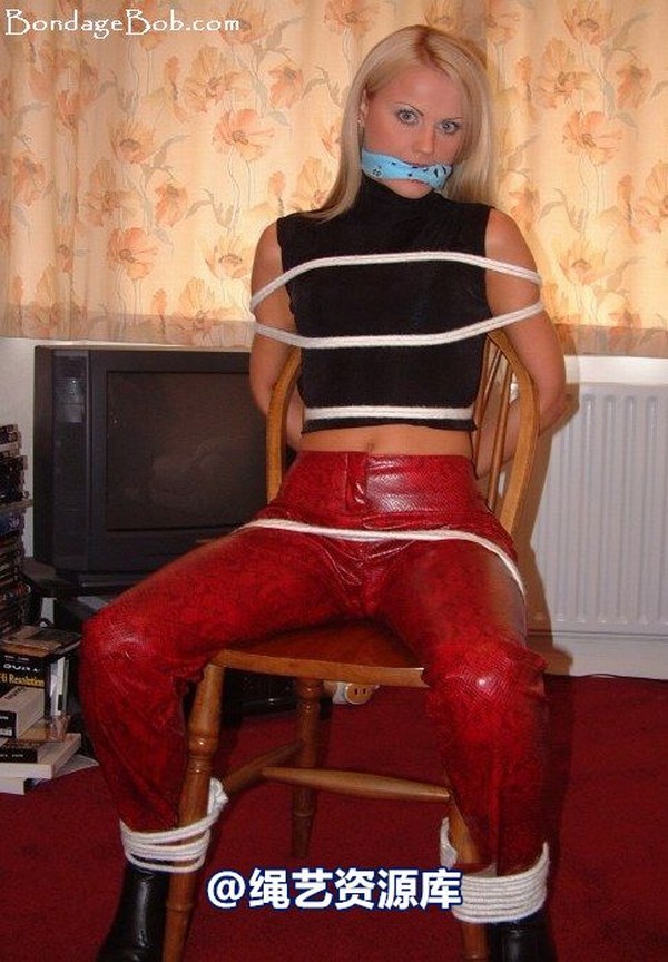 bondagebob - Jasmine Sinclair Chair tied 第 13 张图片