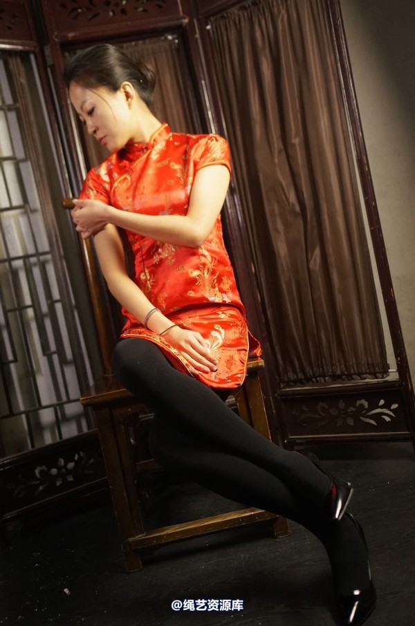 dk13美束馆 - 1.8-欢欢红旗袍-120P 第 11 张图片