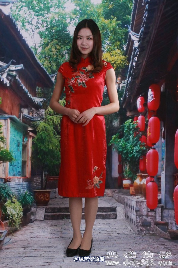 典雅倩影 - 247-雅卿红旗袍 第 40 张图片