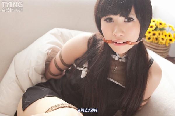禁忌摄影 - NO.133 Chinese_Dress & Gag 2 - Yuko 第 19 张图片