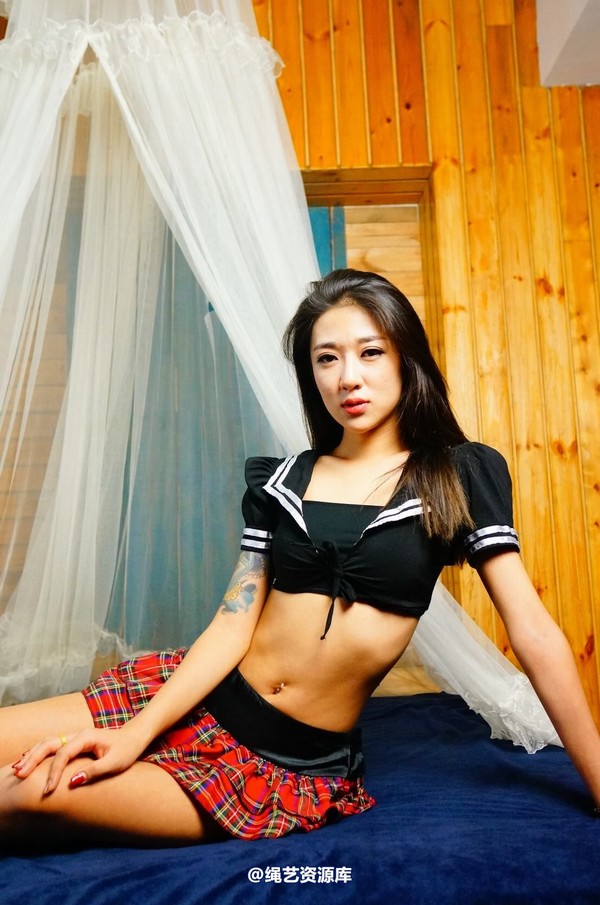 dk13美束馆 - 9.19-红袖黑水手服A-110P 第 9 张图片