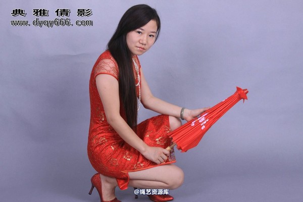 典雅倩影 - 056-书容旗袍捆绑 第 22 张图片