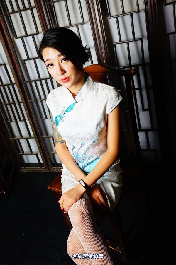 dk13美束馆 - 9.19-红袖白旗袍A-110P 第 26 张图片