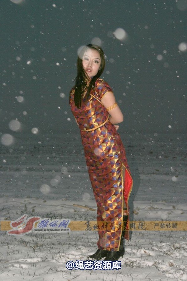 雅俗阁 - 20080408雪中拍雅琳雪儿 第 3 张图片