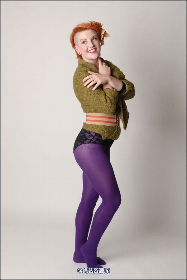 simplytied - RR in purple tights 第 4 张图片