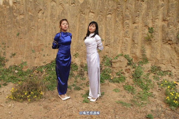 胜景山庄 - 091-白蓝旗袍交合 第 26 张图片