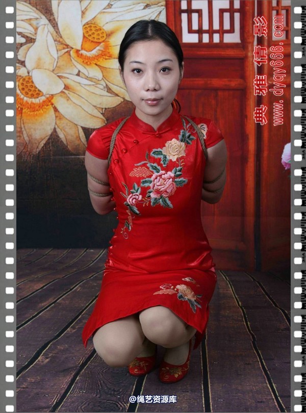 典雅倩影 - 223-映寒红旗袍 第 52 张图片