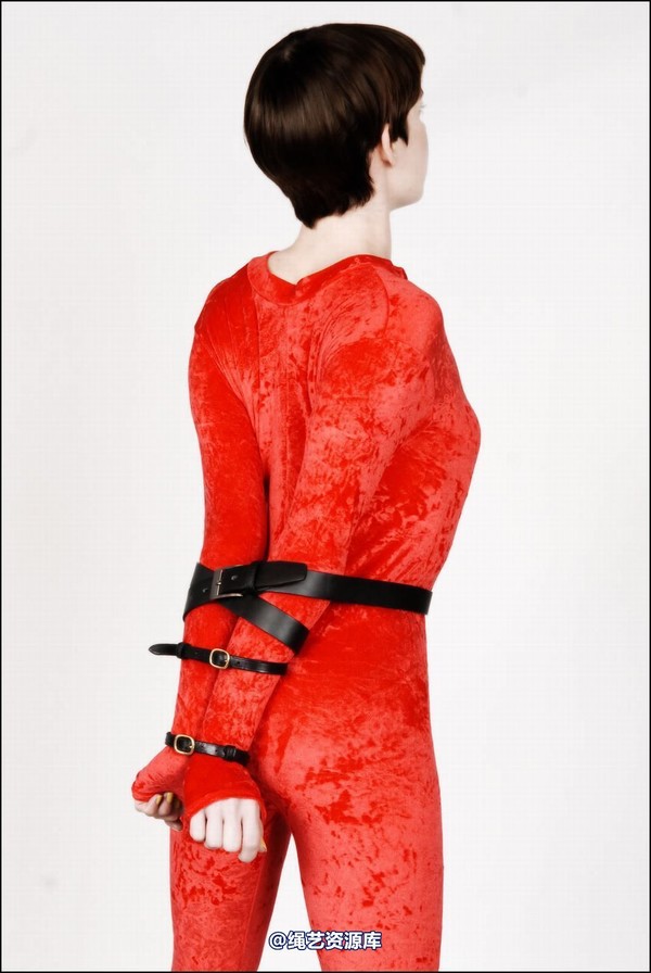 simplytied - Fawnya Red catsuit part 2 第 17 张图片