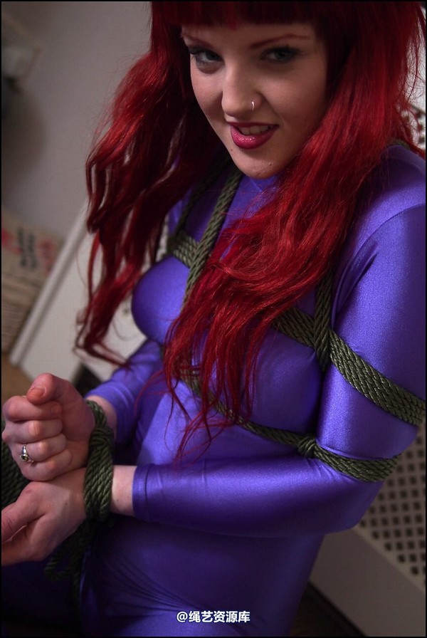 simplytied - RR in purple catsuit 第 14 张图片