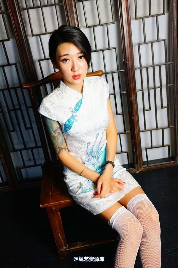 dk13美束馆 - 9.19-红袖白旗袍A-110P 第 19 张图片