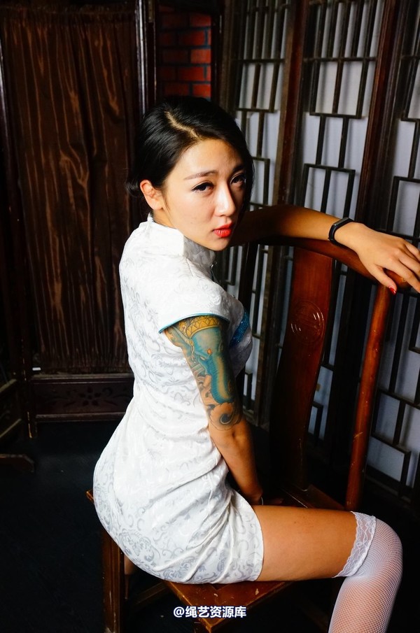 dk13美束馆 - 9.19-红袖白旗袍A-110P 第 82 张图片
