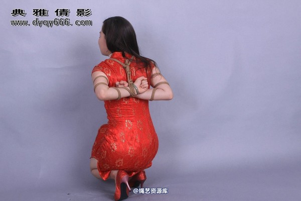 典雅倩影 - 056-书容旗袍捆绑 第 7 张图片