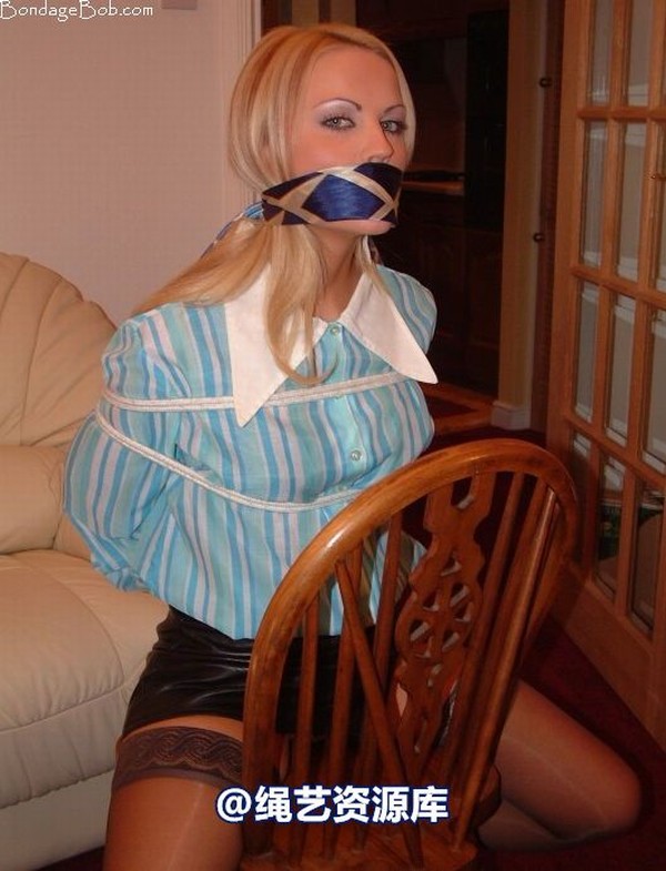 bondagebob - Jasmine Sinclair 70s chair tie 第 28 张图片
