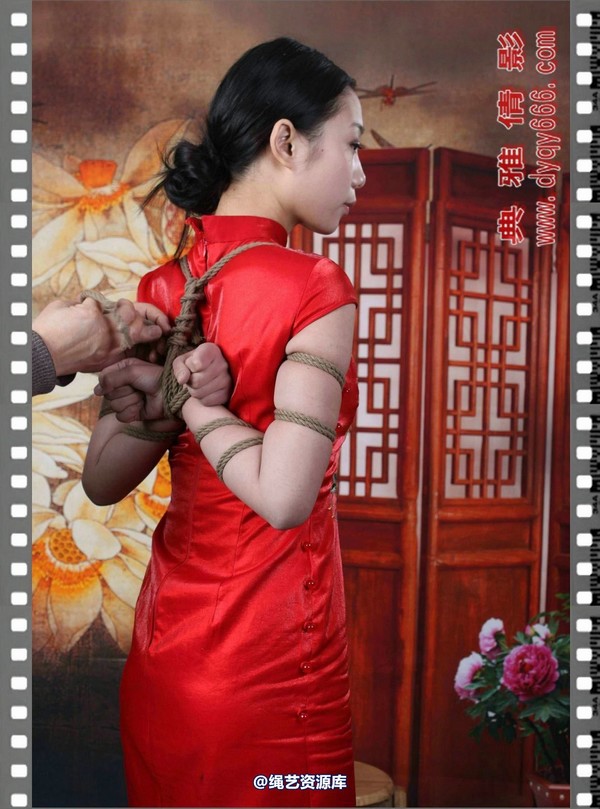 典雅倩影 - 223-映寒红旗袍 第 103 张图片