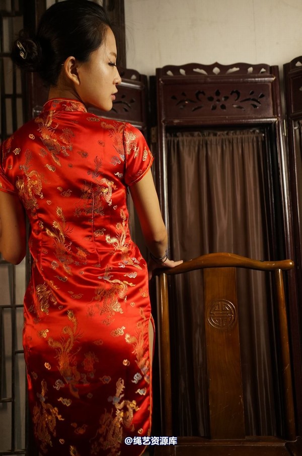 dk13美束馆 - 1.8-欢欢红旗袍b-120P 第 59 张图片