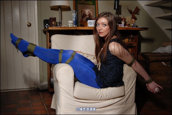 simplytied - Shine blue tights 第 23 张图片
