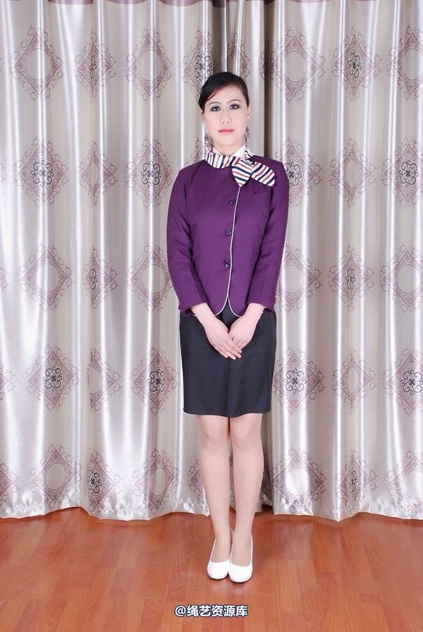 神艺缘 - 010-芷若日式空姐制服 第 4 张图片