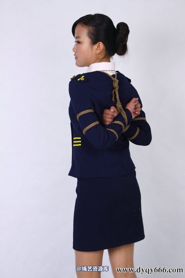 典雅倩影 - 418-紫红空姐服 第 39 张图片