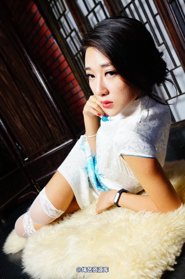 dk13美束馆 - 9.19-红袖白旗袍B-110P 第 72 张图片