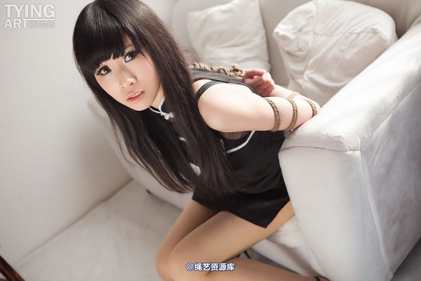 禁忌摄影 - No.097 Chinese Dress & Gag 1 - Yuko 第 9 张图片